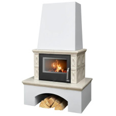 Kachlová kamna ABX Lombardie písková